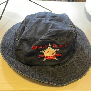 Imperial 1998 Wold Series Made in USA bucket hat! RarE! Embroidered